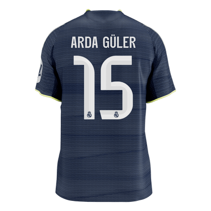 ARDA GÜLER #15 Real Madrid Away Player Version Jersey 2025/26