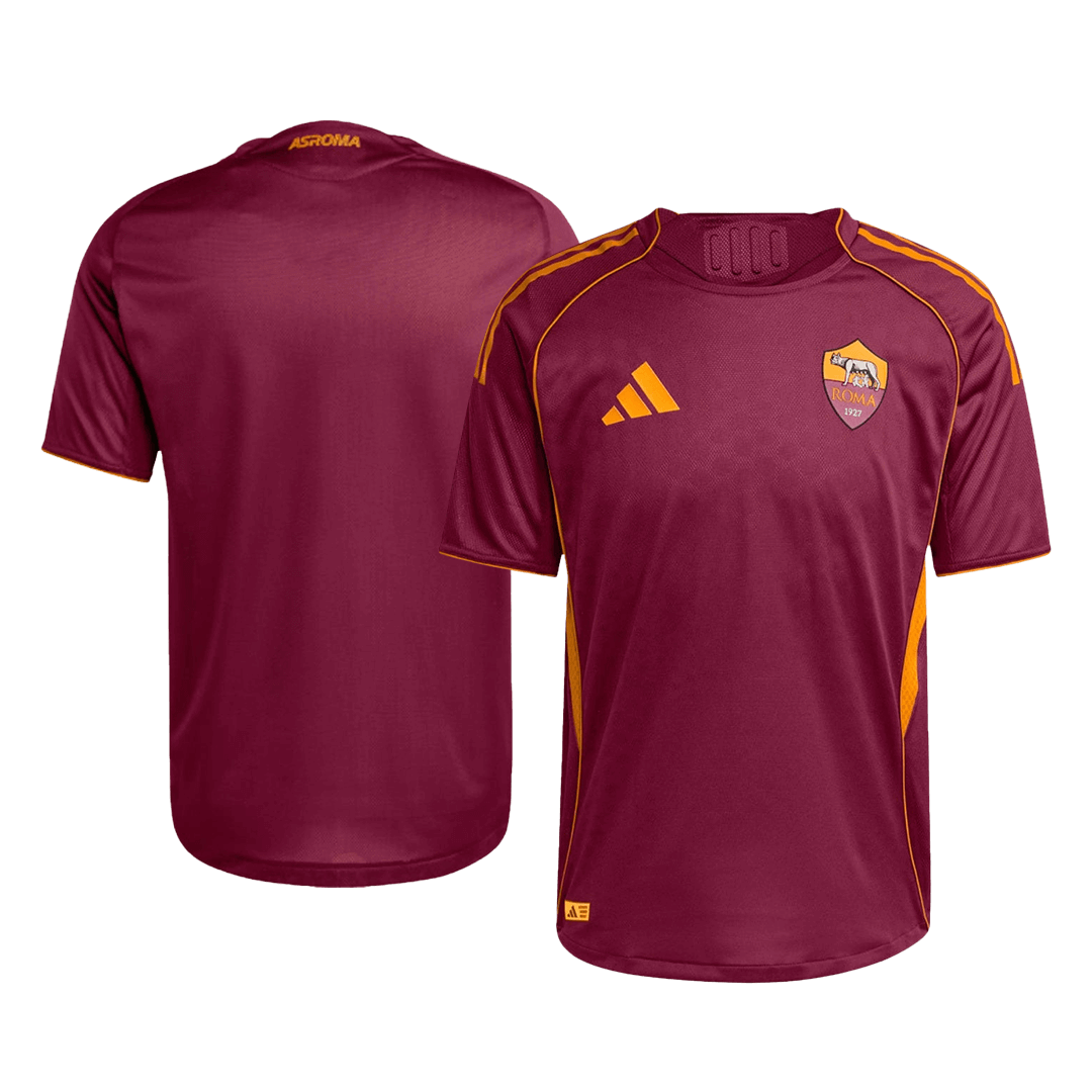 Roma Home Authentic Soccer Jersey 2025/26