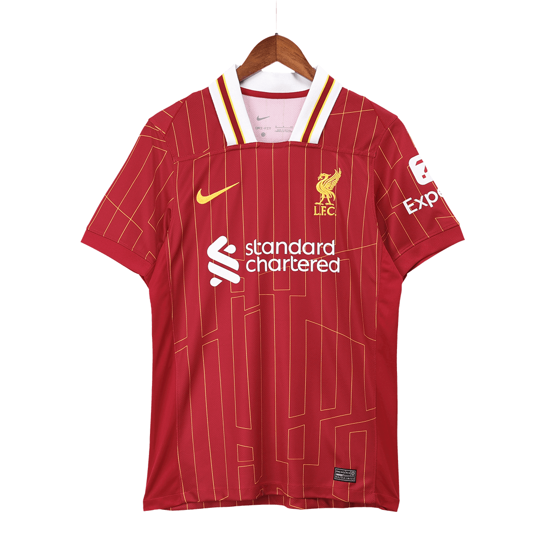 Equipación completa de local del Liverpool 2024/25