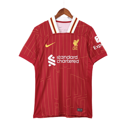 Equipación completa de local del Liverpool 2024/25