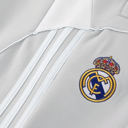 25/26 Real Madrid Training Jacket Kit(Jacket+Pants)  Gray