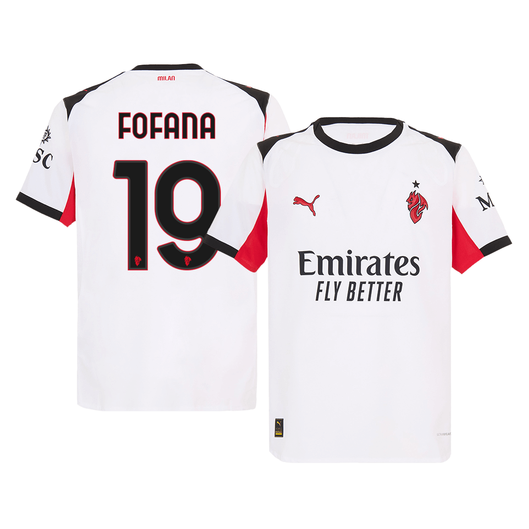 AC Milan Auténtica FOFANA #19 Camiseta de Fútbol Auténtica de Visitante del AC Milan 2025/26