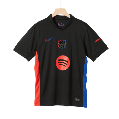 Gift-Barcelona Away Soccer Jersey 2024/25- Spotify Logo Without Text