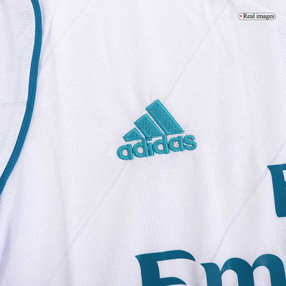 SERGIO RAMOS #4 Real Madrid Retro Jersey Home Soccer Shirt 2017/18