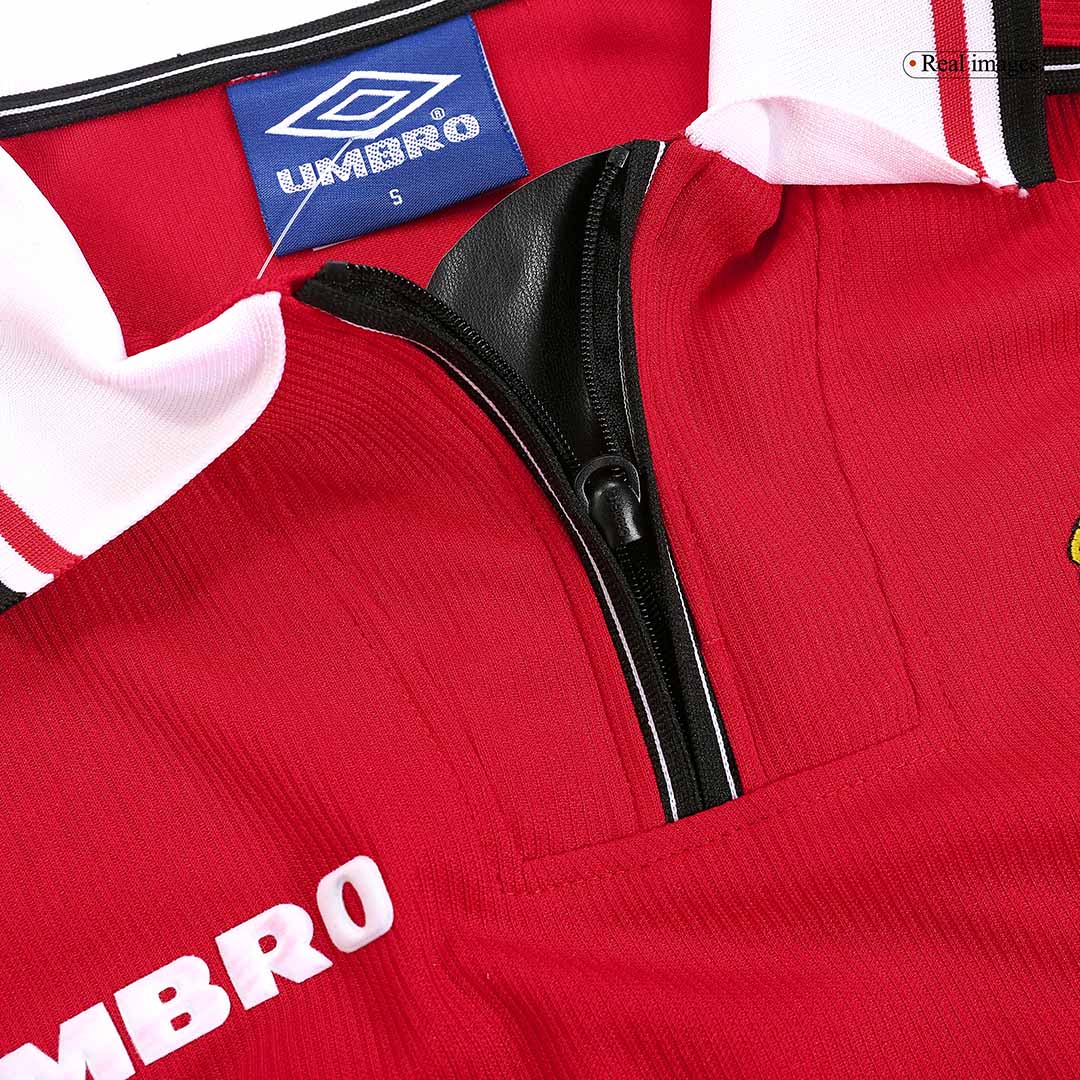 Retro Soccer Jersey Manchester United Home Long Sleeve 1998/99