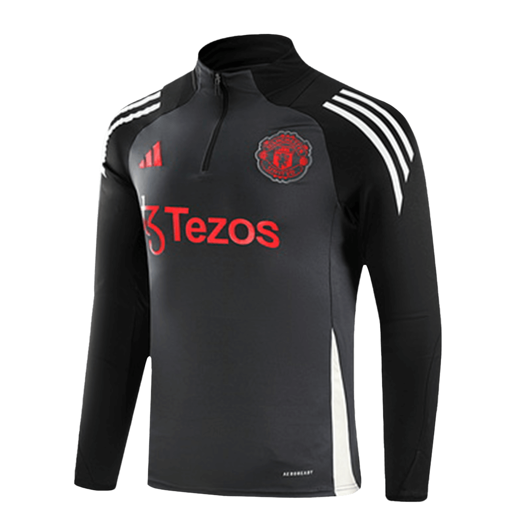 Kit de sudadera con cremallera Manchester United (camiseta + pantalón) 2024/25