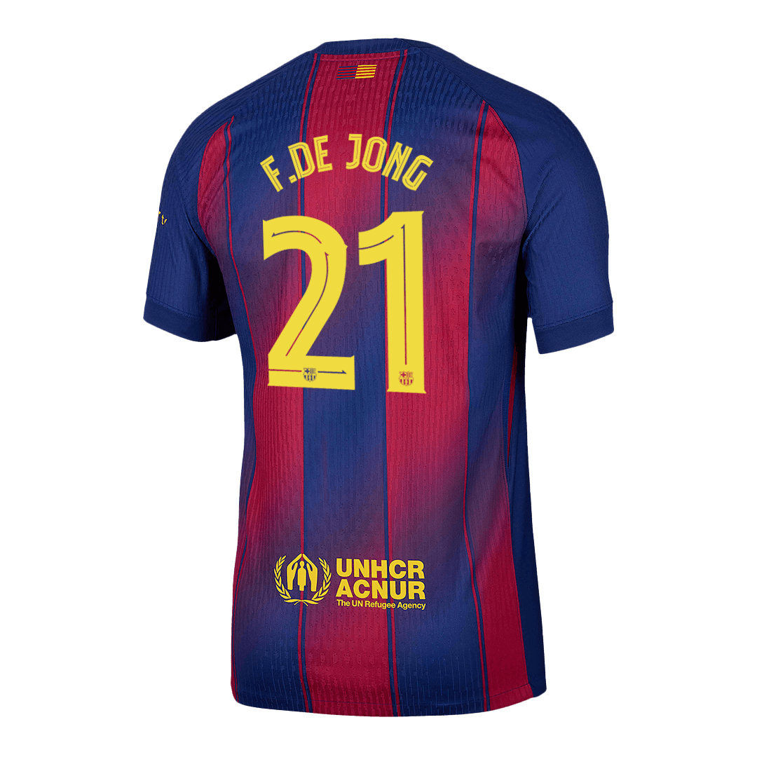 Autenti?na doma?a majica F.DE JONG #21 Barcelona 2025/26 - UCL