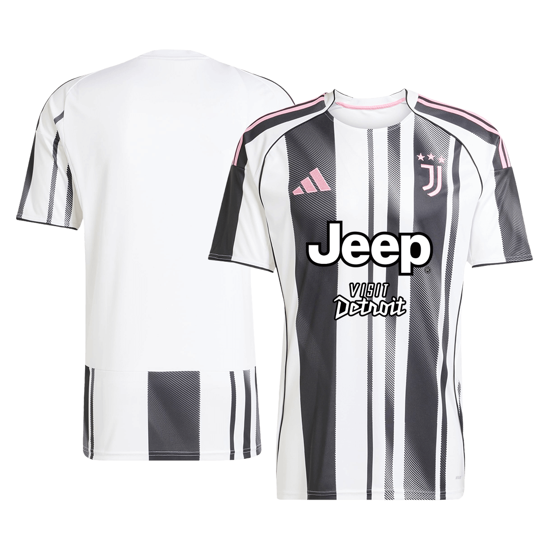 Juventus Home Soccer Jersey 2025/26 Black&White