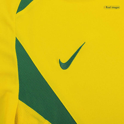 Camiseta de fútbol retro de Brasil 2002/03 RONALDO #9 local