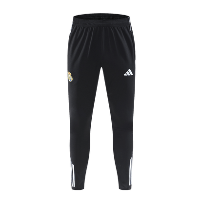 Real Madrid 1/4 Zip Tracksuit 2025/26 Kids Black