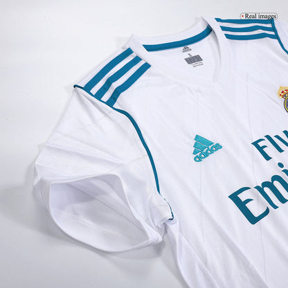 SERGIO RAMOS #4 Real Madrid Retro Jersey Home Soccer Shirt 2017/18
