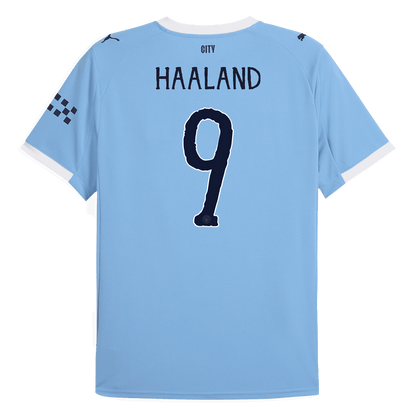 HAALAND #9 Manchester City Home Soccer Jersey 2025/26 Blue Jersey - Club World Cup