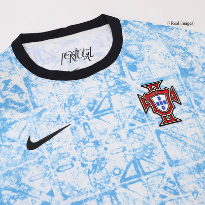 Camiseta de fútbol de manga larga auténtica de Portugal para la Eurocopa 2024