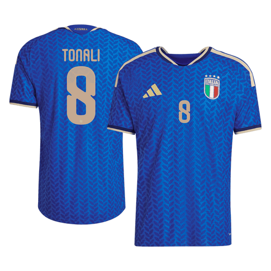 TONALI #8 Italia Camiseta Versión Jugador Local Mundial 2026