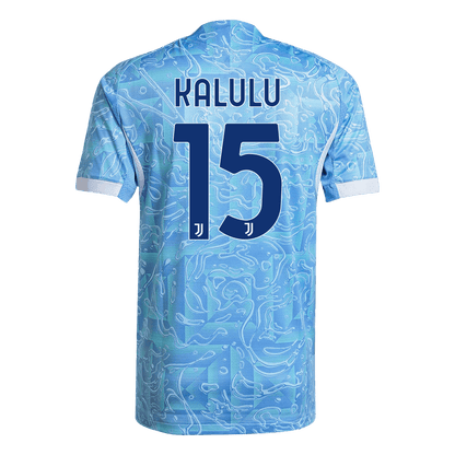 KALULU #15 Camiseta de Jugador Versión Visitante Juventus 2025/26