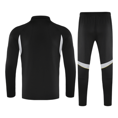 Real Madrid 1/4 Zip Tracksuit 2025/26 Kids Black