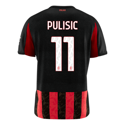 PULISIC #11 AC Milan Home Soccer Jersey 2025/26 Red&Black