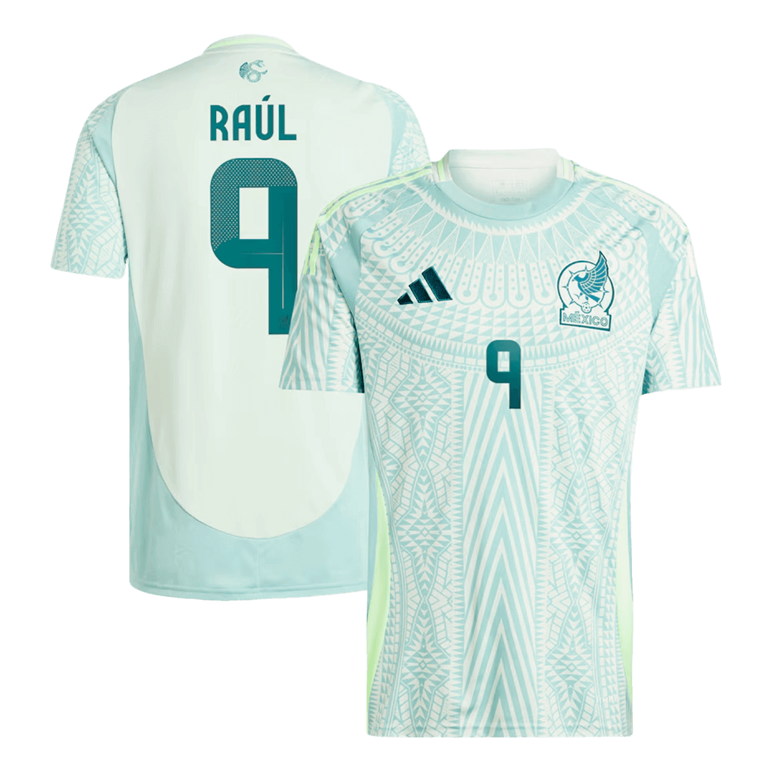 RAUL #9 Mehika nogometni dres gostujoči prilagodljiv dres 2024