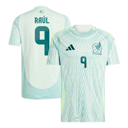 RAUL #9 Mehika nogometni dres gostujoči prilagodljiv dres 2024