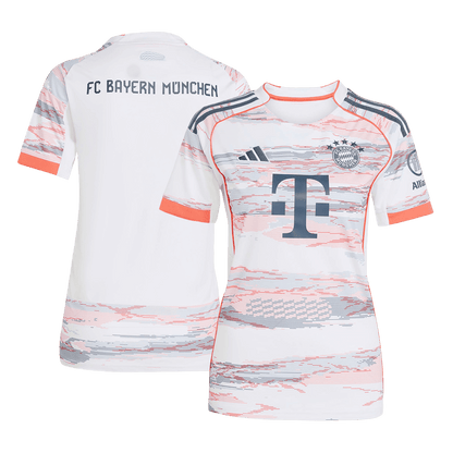 Ženski nogometni dres Bayern München za gostovanja 2025/26, bel