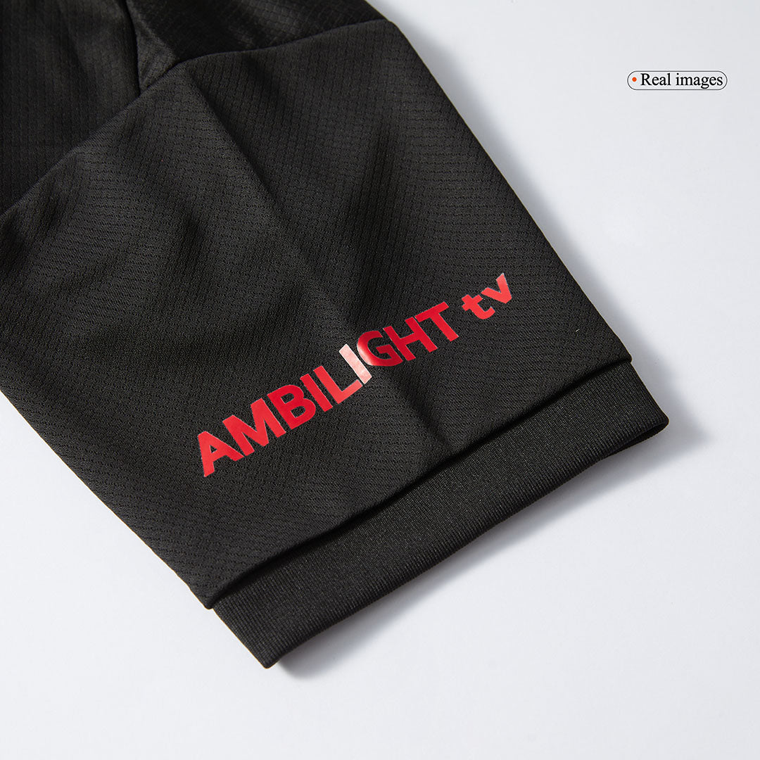 Equipaciones de fútbol de visitante personalizadas para niños del Barcelona 2024/25 - Logo de Spotify sin texto