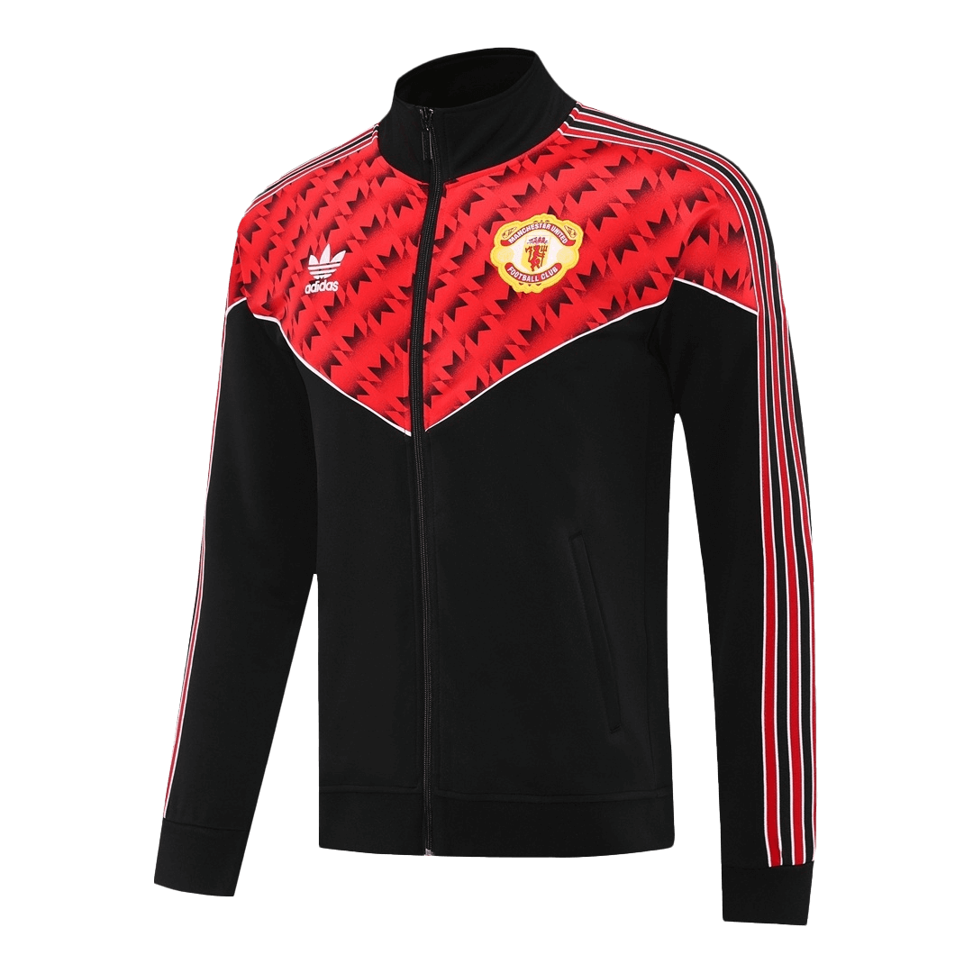Manchester United Jakna Trenirka 2025/26 Rdeča&Črna