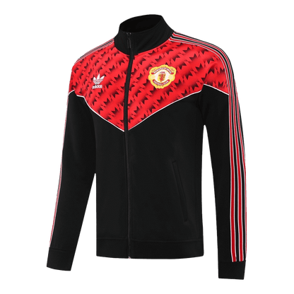 Manchester United Jakna Trenirka 2025/26 Rdeča&Črna