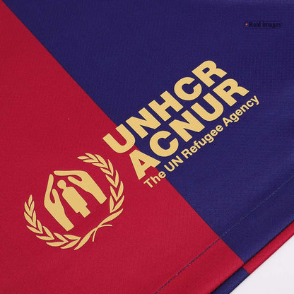 LAMINE YAMAL #19 Barcelona Home Soccer Jersey 2024/25 - Spotify Logo Without Text
