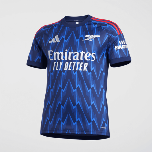 Camiseta de fútbol de visitante auténtica del Arsenal 2025/26