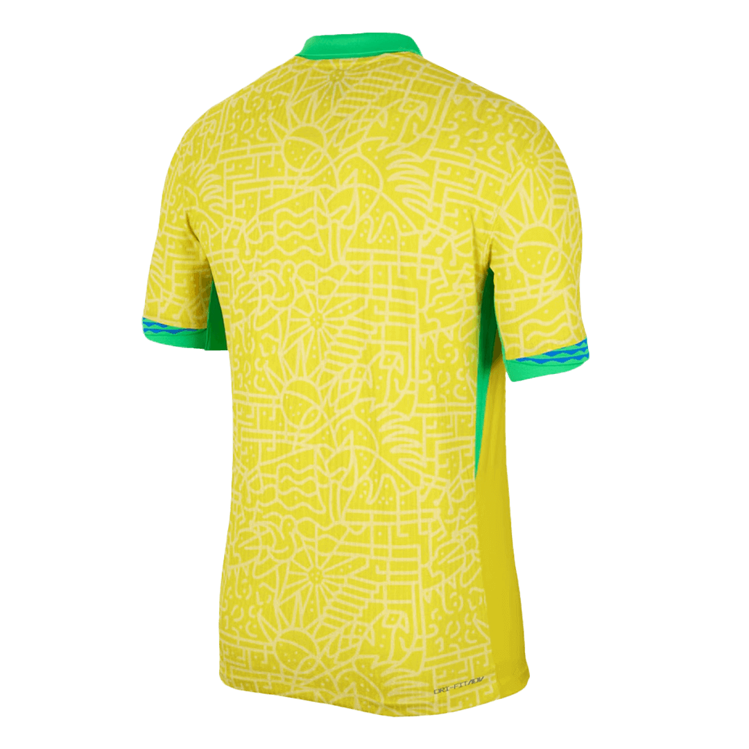Camiseta de fútbol de local auténtica de Brasil Copa América 2024