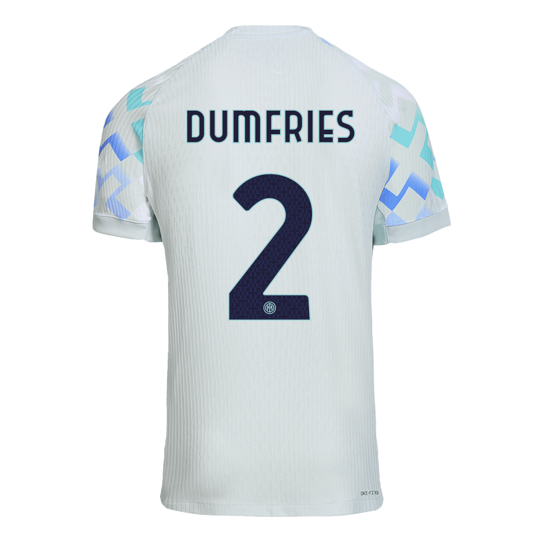 DUMFRIES #2 Inter Milan gostujoči avtentični nogometni dres 2025/26
