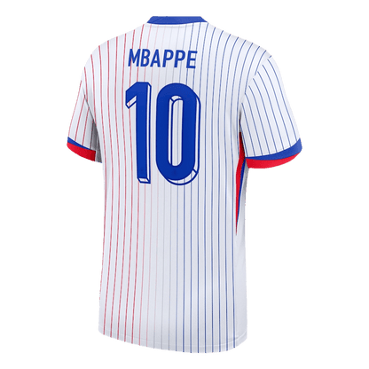 MBAPPE #10 France Soccer Jersey Away Custom Shirt 2024