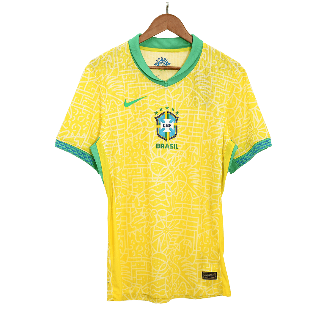 Camiseta de fútbol de local auténtica de Brasil Copa América 2024