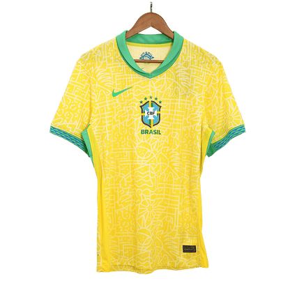 Camiseta de fútbol de local auténtica de Brasil Copa América 2024