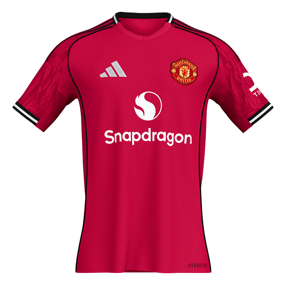 Camiseta de fútbol de local del Manchester United 2025/26 Roja