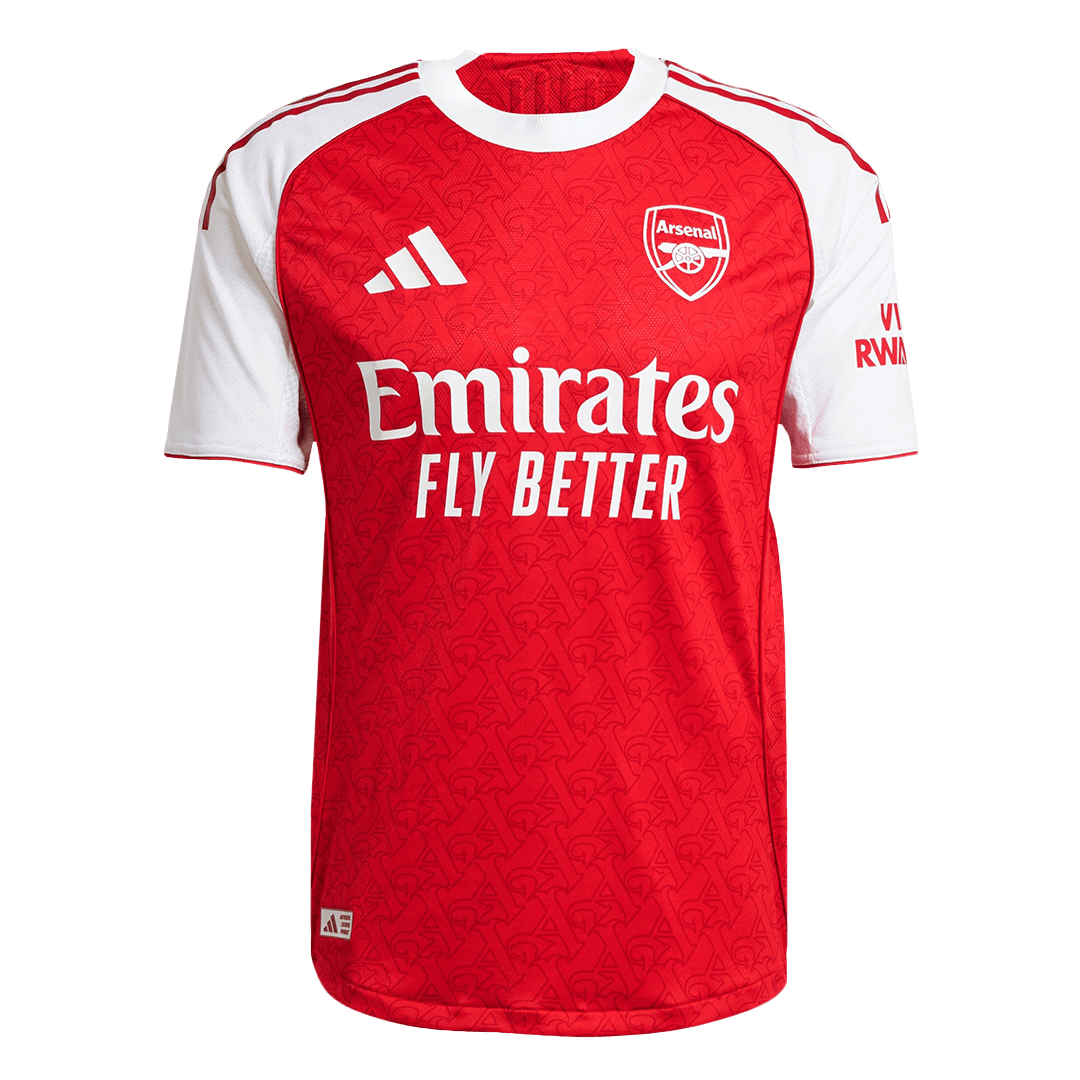 Arsenal RICE #41 Home Soccer Jersey Authentic 2025/26