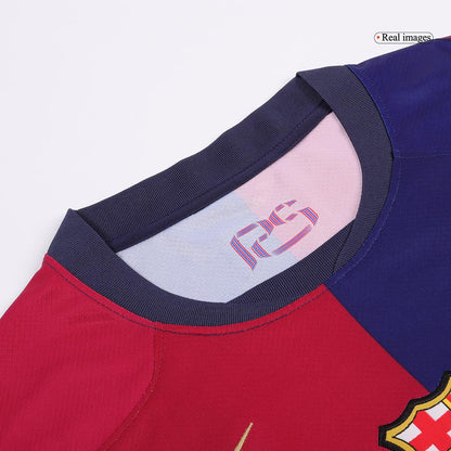 LEWANDOWSKI Barcelona dres po meri #9 nogometni dres domači 2024/25 Spotify logo brez besedila