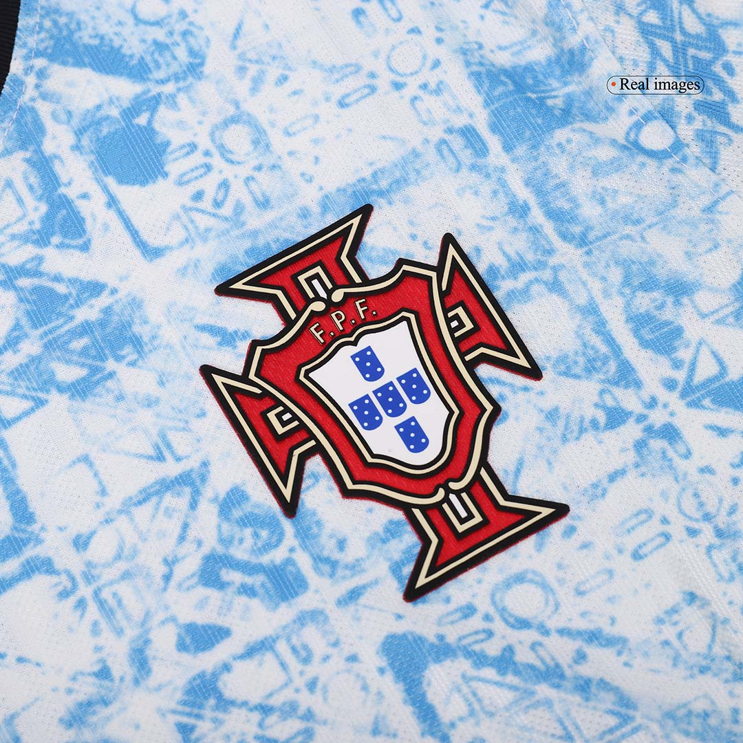 Camiseta de fútbol de manga larga auténtica de Portugal para la Eurocopa 2024