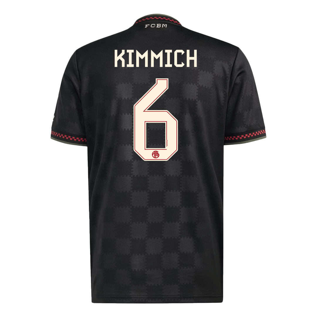 KIMMICH #6 Camiseta de fútbol Bayern Múnich Tercera Equipación Personalizada 2025/26