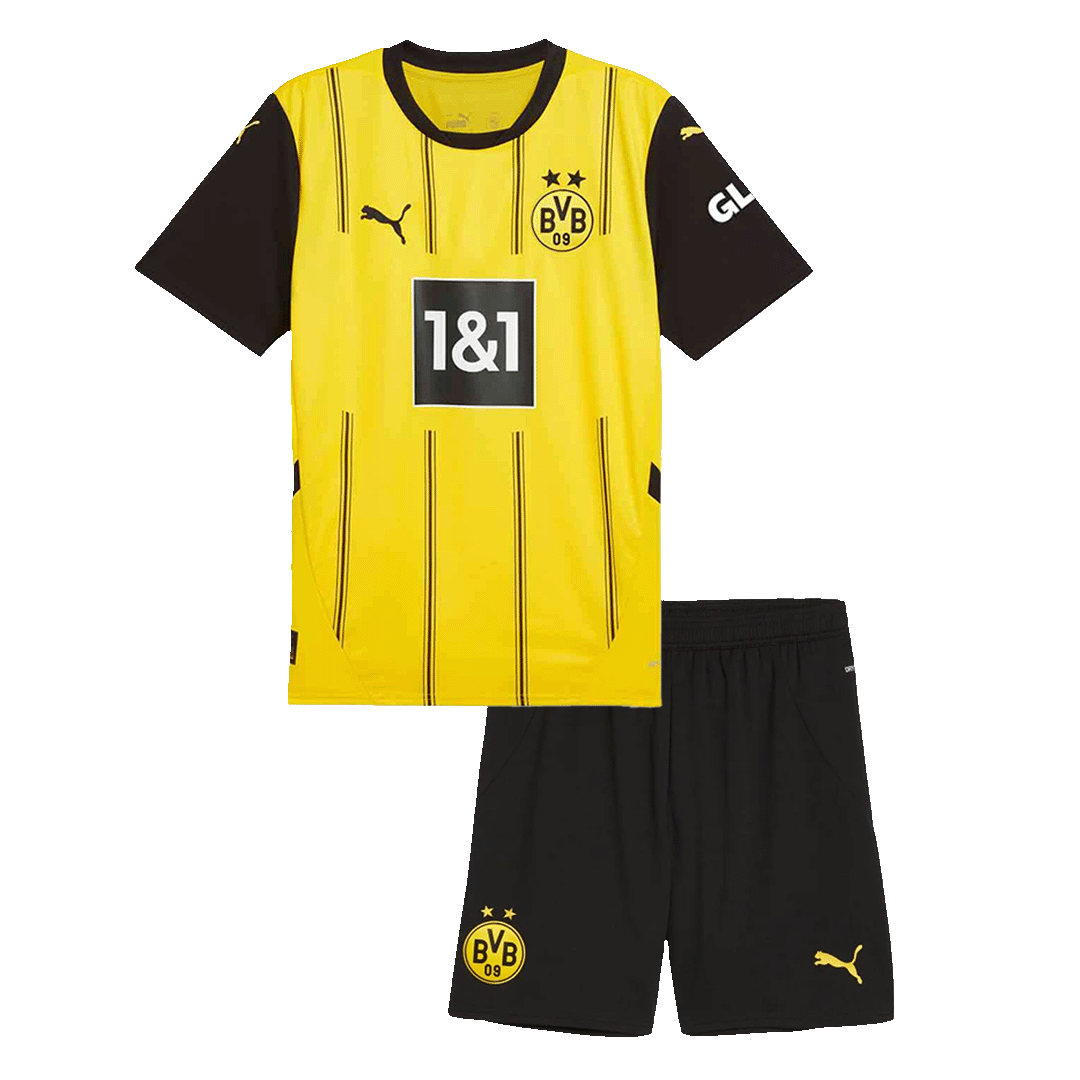 Equipaciones de fútbol de local del Borussia Dortmund para niños