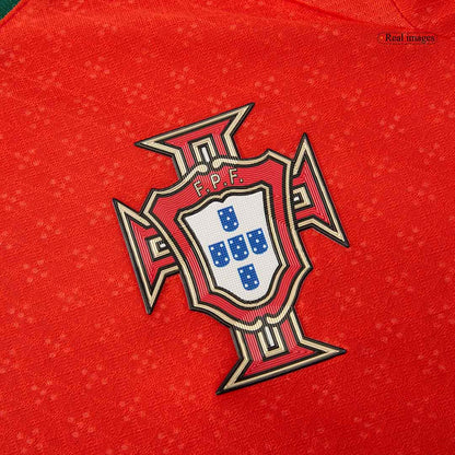 Originalni nogometni dres RONALDO #7 Portugalske reprezentance (domači) 2025 rdeč
