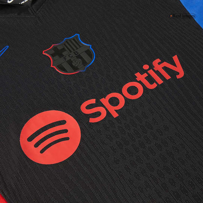 Authentic RAPHINHA #11 Barcelona 2024/25 Black - UCL (prej?nji sponzor)