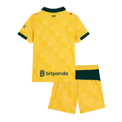 AC Milan Third Away Kids Soccer Jerseys Kit 2025/26