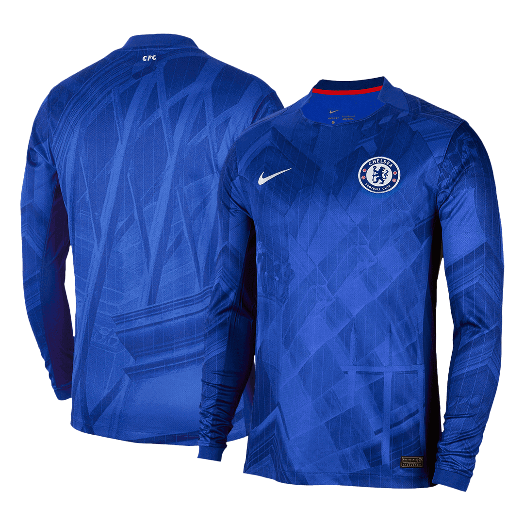 Camiseta de fútbol de manga larga del Chelsea, local 2025/26