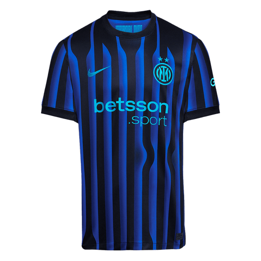 Camiseta de fútbol de local del Inter de Milán 2025/26 azul y negra