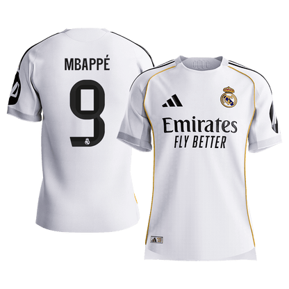 Real Madrid MBAPPÉ #9 Home Soccer Jersey Authentic 2025/26