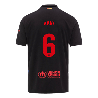 Camiseta de fútbol del Barcelona GAVI #6 de visitante personalizada 2024/25