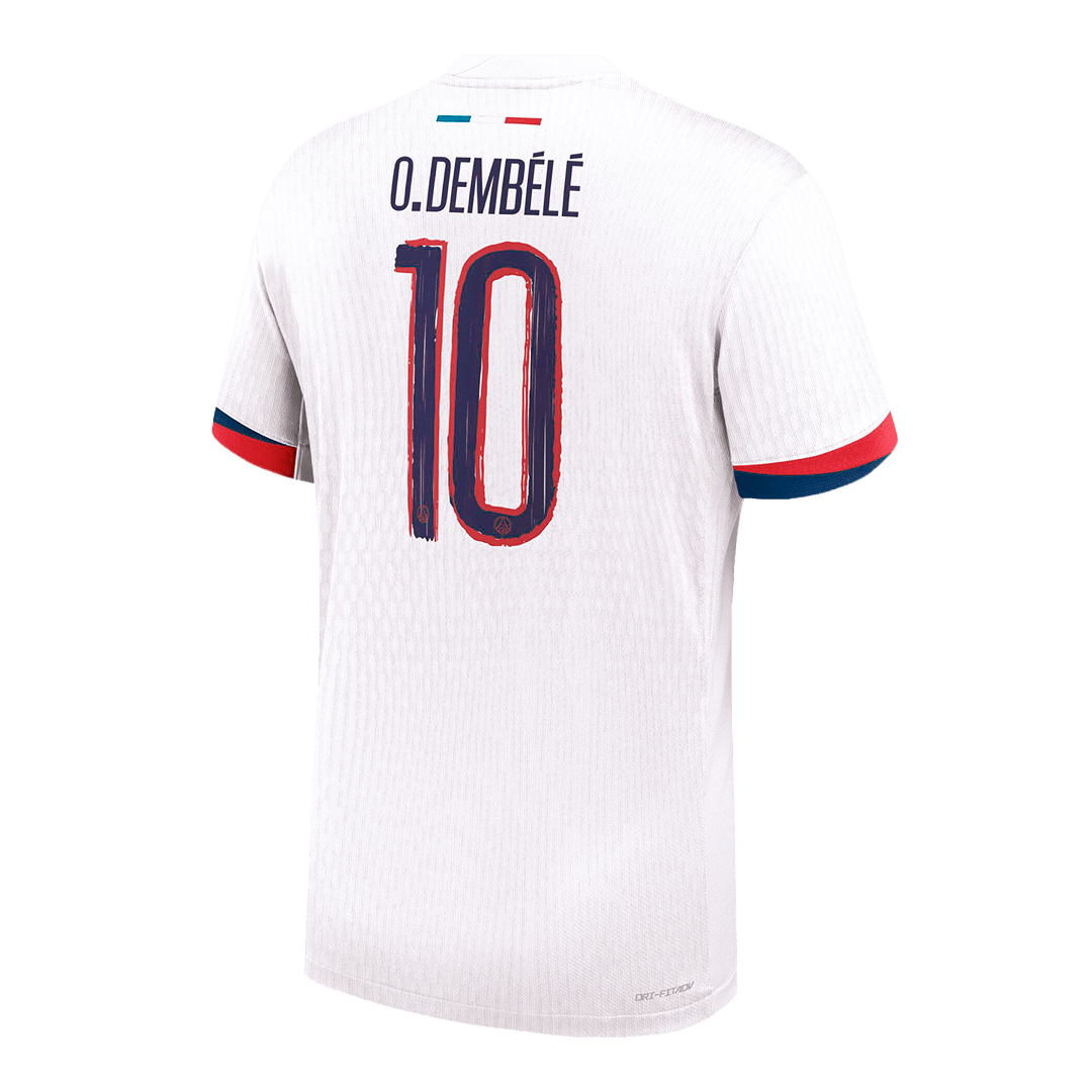 PSG Authentic O.DEMBÉLÉ #10 Nogometni dres PSG Gostujoči dres 2024/25 - Liga prvakov