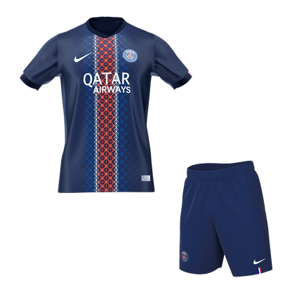 Domači nogometni dres PSG (dres + kratke hlače) 2025/26, mornarsko moder