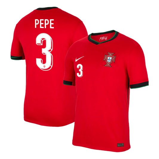Camiseta de fútbol de la selección de Portugal PEPE #3 Eurocopa 2024